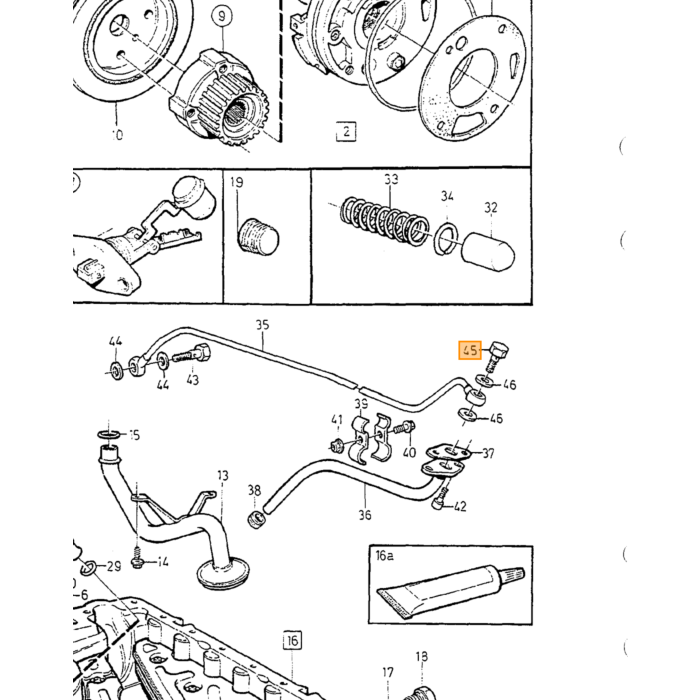 Volvo Tornillo hueco múltiples posiciones Volvo 200 - 700 - 900 - 850 - V70 - S70 - C70 - XC70 - S60 - S80 - XC90 - XC60 - V60 - S40 - V40 Volvo repuesto no 973950
