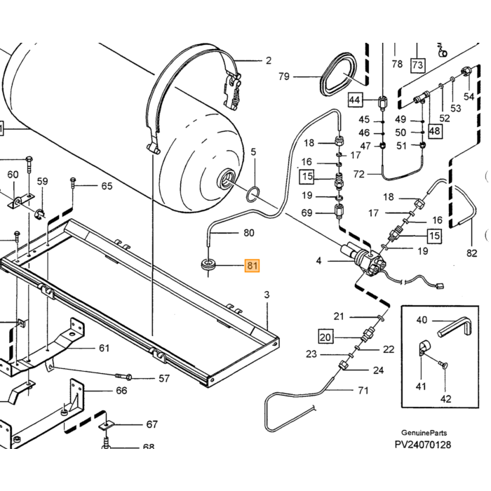 Tapón de goma Volvo de 42mm para el fondo de la carrocería, compatible con los modelos 850, C30, C40, C70, EX30, Polestar, S40, V50, S60, S60 CC, S60, V60 S70, V70, V70XC (-2000), S80 (2007-), V40 (2013-), V40 CC, V60 CC, XC70 V70, XC40/EX40, XC60 XC90. N