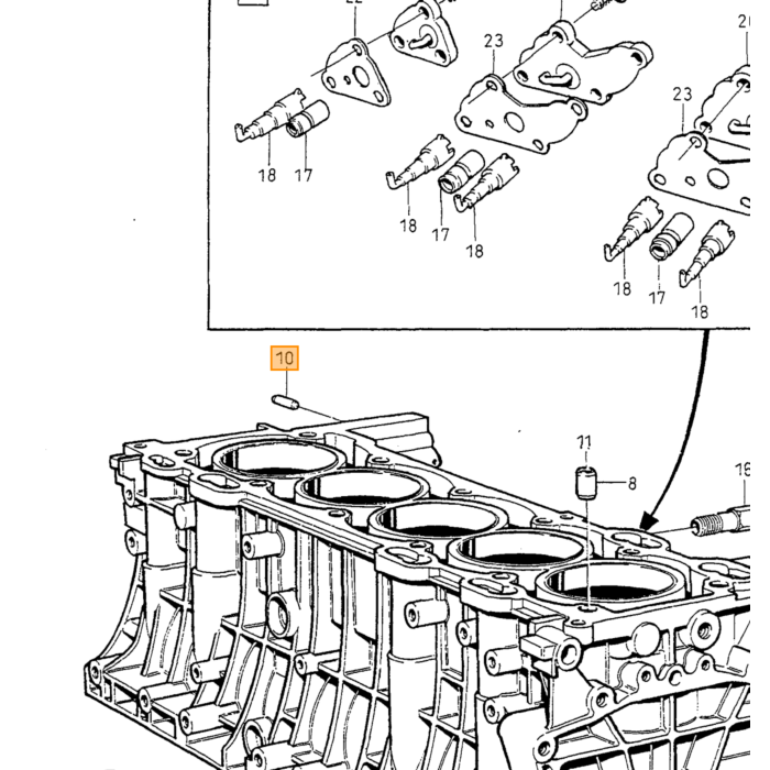 Abrazadera de manguera de apriete/reducción Volvo 28 5 x 7 x 0 6 mm, número de pieza Volvo 976559