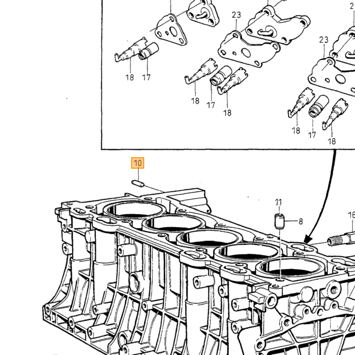 Abrazadera de manguera de apriete/reducción Volvo 28 5 x 7 x 0 6 mm, número de pieza Volvo 976559