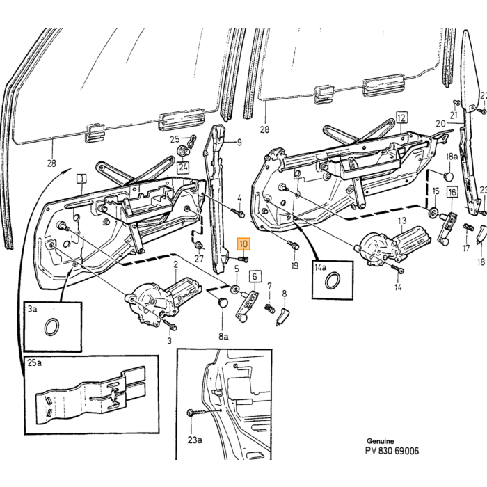 Soporte de tornillo Volvo tipo Volvo 850 5-puertas Volvo 940 5-puertas: Volvo 940 960 4-puertas: Volvo 960 5-puertas: Volvo S70 V70 V70XC (-2000) Volvo S90 V90 (-199 número de pieza de Volvo 979761.