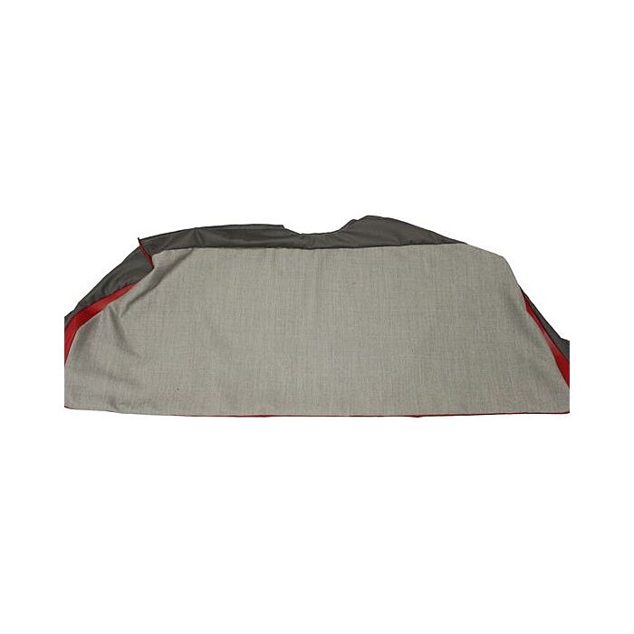Volvo Tapizado asiento trasero funda asiento PV544 B Favorit 1960-1961 rojo-gris Volvo repuesto no 98818