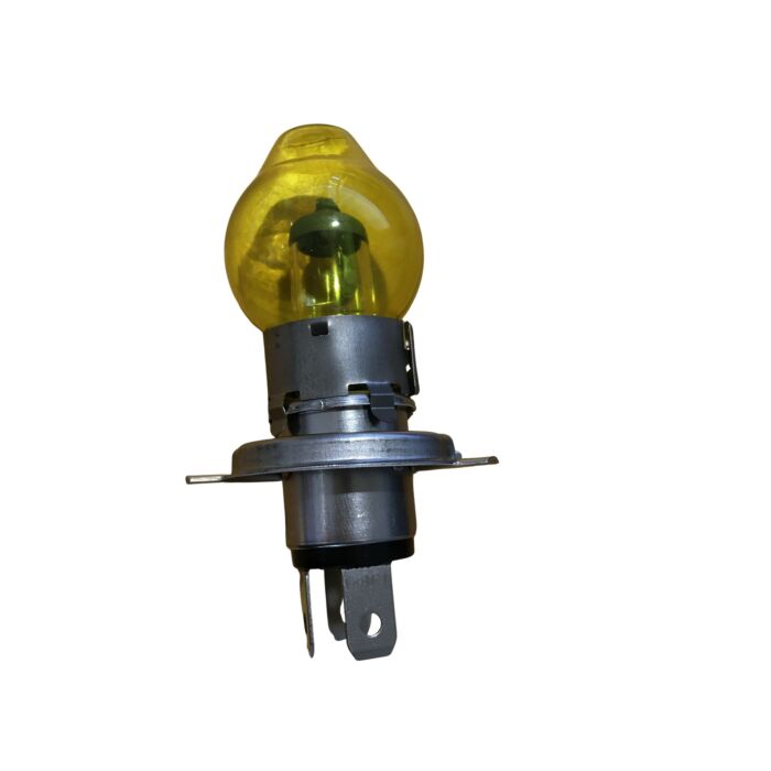Lámpara Volvo de 12 voltios H4 60/55 vatios halógena Amarilla (963187) P43t Base Volvo número de pieza H4G