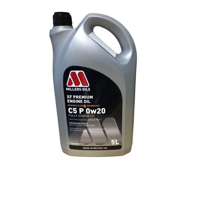 Aceite de Motor Volvo 0w20 5L Millers, número de pieza Volvo MIL0w20