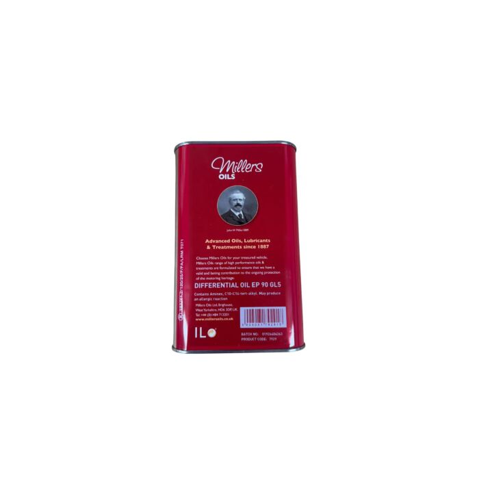 Volvo Aceite Millers SAE90 GL5 EP90 diferencial eje trasero 1 litro - (se requiere un total de 1 3 litros) Volvo repuesto no MIL17