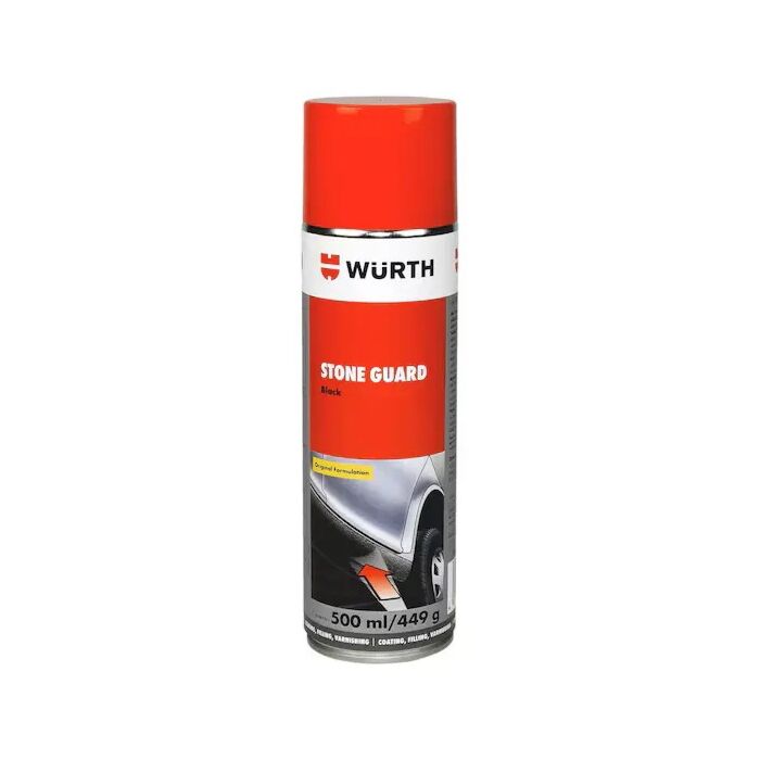 Protector de Piedra en Aerosol para el Suelo, Pintable, Negro, 500ml, Wurth para Volvo