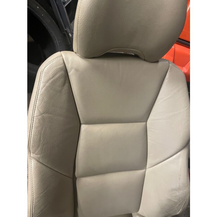 Conjunto de asientos delanteros y traseros de cuero beige para Volvo V70 S60, incluye revestimiento interior de cuero