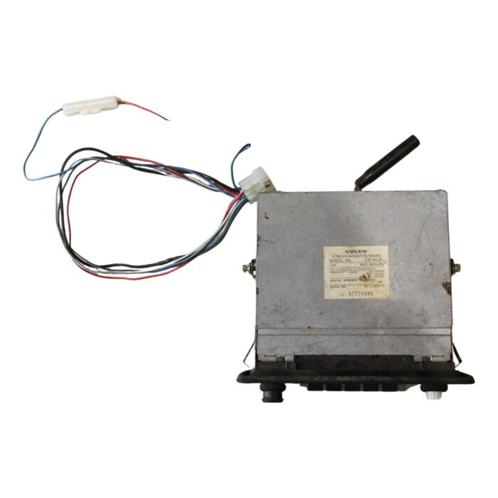 Radio, Radio de Cassette L/M/U, 12 Voltios, Volvo 240 260 740 760, 8113490879, 51179484, Producto Usado.