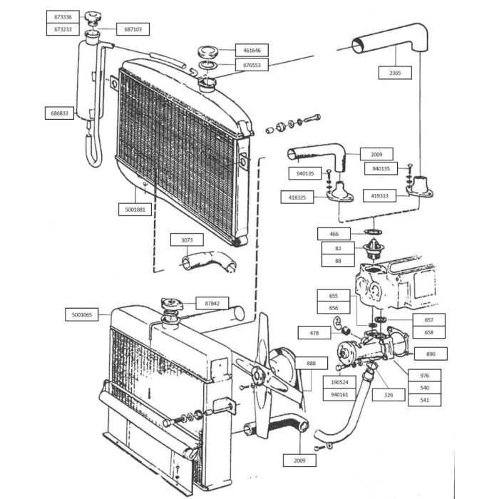 Sistema de Enfriamiento para Volvo Amazon