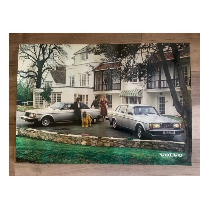 Póster Volvo 264, reproducción original, formato B1 70 x 100 cm