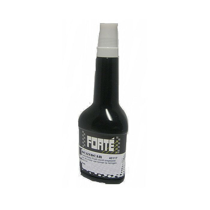 Forté Motor Flush wordt toegepast om de motor van binnen te reinigen.400 ml