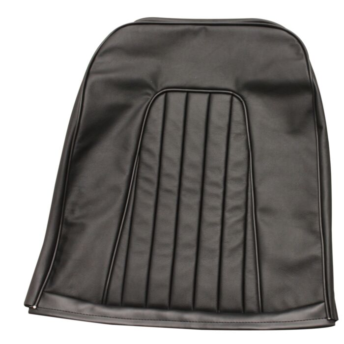 Bekleding P1800S stoelbekleding zwart leder rug deel