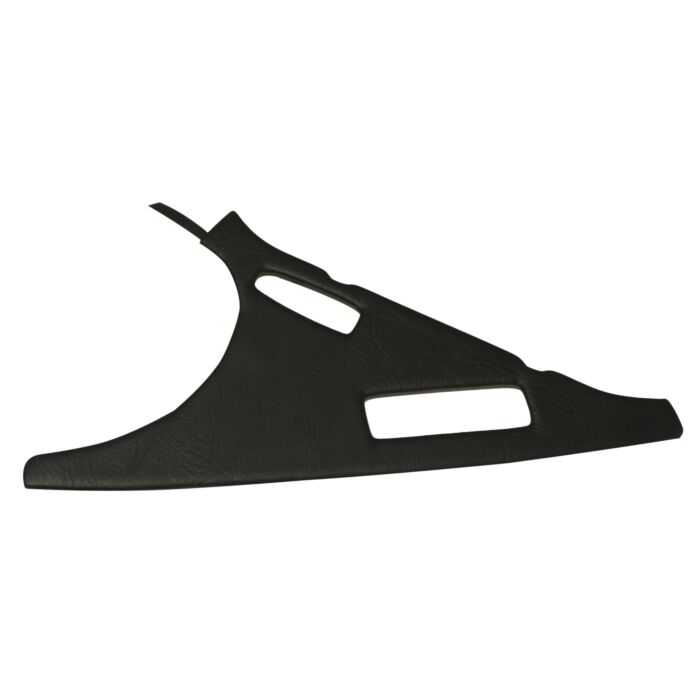 Bekleding P1800E zijpaneel +verlichting Rechtsachter zwart