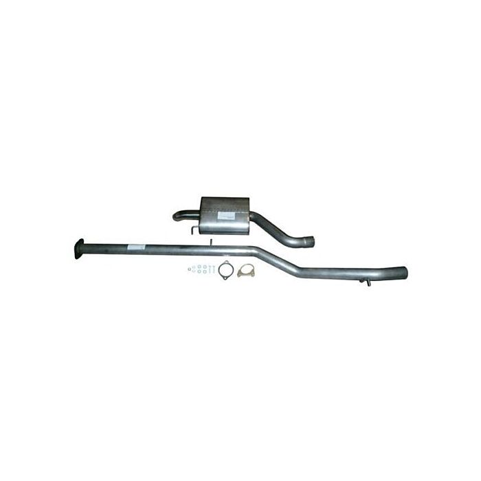 Uitlaatsysteem Catback enkele demper Volvo V70 - XC70 D5 AWD 2008-2009