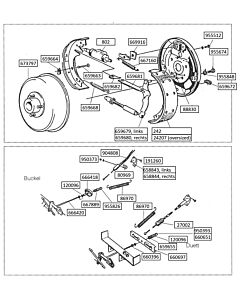 Producto trasero rem Volvo pv544