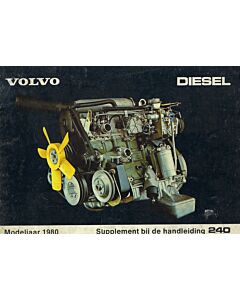 Manual de Volvo 240 Diesel 1985 en holandés