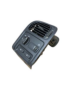 Rejilla de Aire del Tablero y Interruptor de Luz Izquierdo Usado, Apto para Volvo S40 V40 (2000 - 2004) Número de pieza 30613855, 30613943