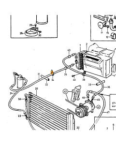Bevestiging airco pomp beugel Volvo 240 740 760 780 niet meer leverbaar 