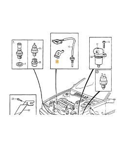 Buitentemperatuur Sensor Volvo 240 - 850 - 940 - 960 - S90 - V90 - S40 - V40 -  S70 - V70 - XC70 - C70
