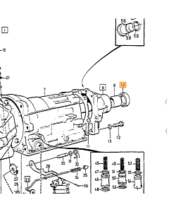Oliekeerring Automatische Transmissie Uitgang Volvo Amazon - 140 - 240 - 260 - 740 - 760 - 780 - 940 - 960