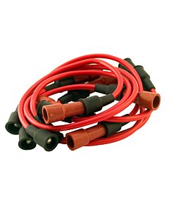 Bougiekabelset 164 B30A+E incl bobinekabel ROOD  silicon 275663 275659