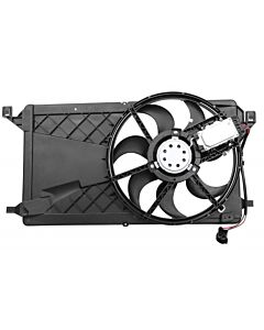 Koelventilator Radiateur 390W 4-CYL Benzine zonder Turbo en D2 Volvo S40 C30 V50