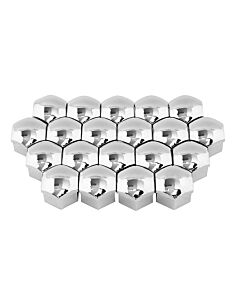 Doppenset (20 stuks) Wielbouten Chroom voor Volvo kunststof