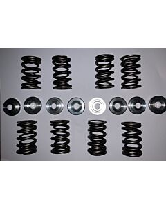 Klep veer B18+B20+B30  dubbele veer performance set 8 stuks 6000 tpm incl HD klepzetels