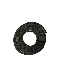 Rubber strip portier pv duett per meter zelf klevend ruit zijde