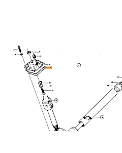 Soporte de montaje de barra de dirección PV para Volvo