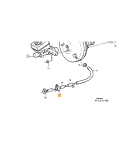 Hoofdremcilinder Zonder Traction Controle Volvo S70 - V70 - C70 - XC70 - 850