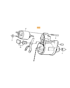 Startmotor 2 2 kW Diesel Volvo 850 - S70 - V70 gereviseerd