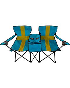"Silla de Campamento Doble Sueca - Plegable y Cómoda - Regalo Ideal"