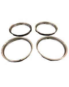 Wielsierring, Wheel trim ring, Set, 14 Inch, Volvo 240 Serie, 242, 244, 245, 740, Gebruikt, Used