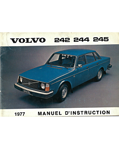 Manual de Volvo 242/244/245 1977 en Francés