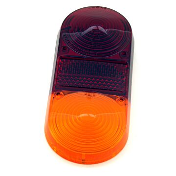 Achterlicht P1800 rood/geel (oranje) links compleet Bastuck