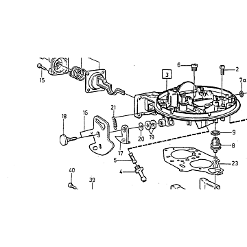 Diaphragm set membraam set Solex carburateur 240+260 niet meer leverbaar