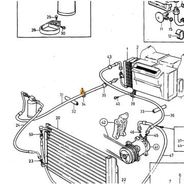 Bevestiging airco pomp beugel Volvo 240 740 760 780 niet meer leverbaar 