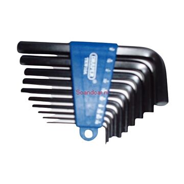 Gereedschap: Inbussleutelset inch  5/64 - 3/32 -7/64 - 1/8 - 9/64 - 5/32 - 3/16 -7/32 -1/4  engels