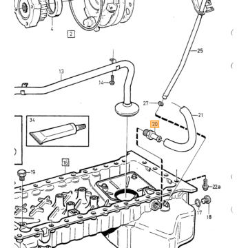 Olieaftapplug Pakking Volvo 960 - 940 - 780 - 760 - 740 - 260 - 240 -  140 - 164 - Amazon - PV - P1800