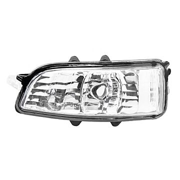 Richtingaanwijzer knipperlicht glas in spiegel links S40 S80 V40 C70 V50 V70 C30 S60 glas met reflector compleet