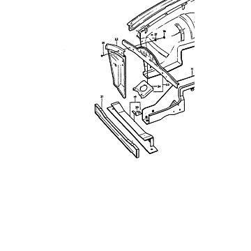 Plaatwerk Amazon binnenscherm links zie nr 615006