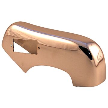 Bumper rozet PV444 1957+PV544 rechts achter chroom
