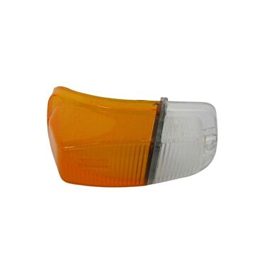 Glas knipperlicht Amazon oranje/wit Links richtingaanwijzerglas origineel