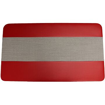 Bekleding PV544 B deurpaneel rood-grijs rechts 1960-1961