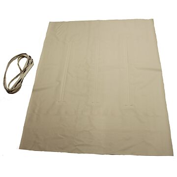 Hemel P1800 coupe niet geperforeerd wit vinyl dakbekleding