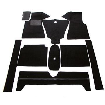 Mattenset 140 zwart gehele bodem -1971 lange pook  142 ch -249929 144 ch -263069 145 ch -103379