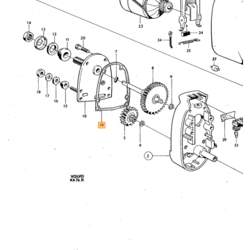 Geleidehulzenset Remklauw Volvo