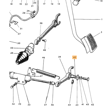 koppelingsgaffel vork pen 120 130  120  130  220  P1800  P210  PV
