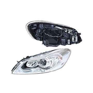 Koplamp LH met motor LHD Volvo C30 2010-2013